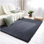 Solid jacquard bathroom mat